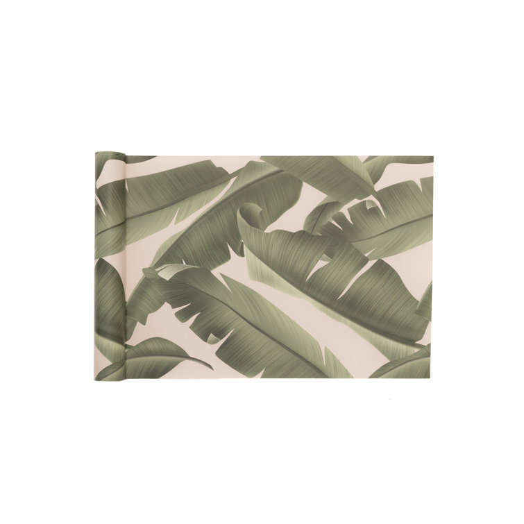 Bay Isle Home Wallpaper On A White And Green Background. Wayfair.co.uk